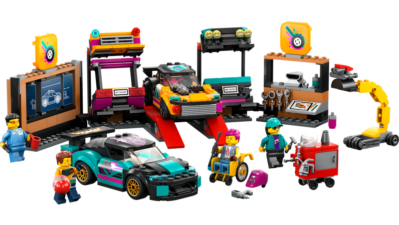 LEGO City 60389 Warsztat tuningowania samochodów