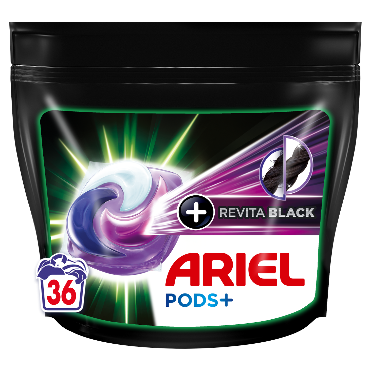 Ariel All-in-1 PODS 36 prań +Revitablack