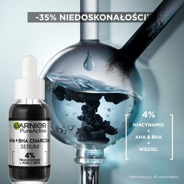 Garnier Czysta Skóra AHA + BHA + Węgiel 30 ml
