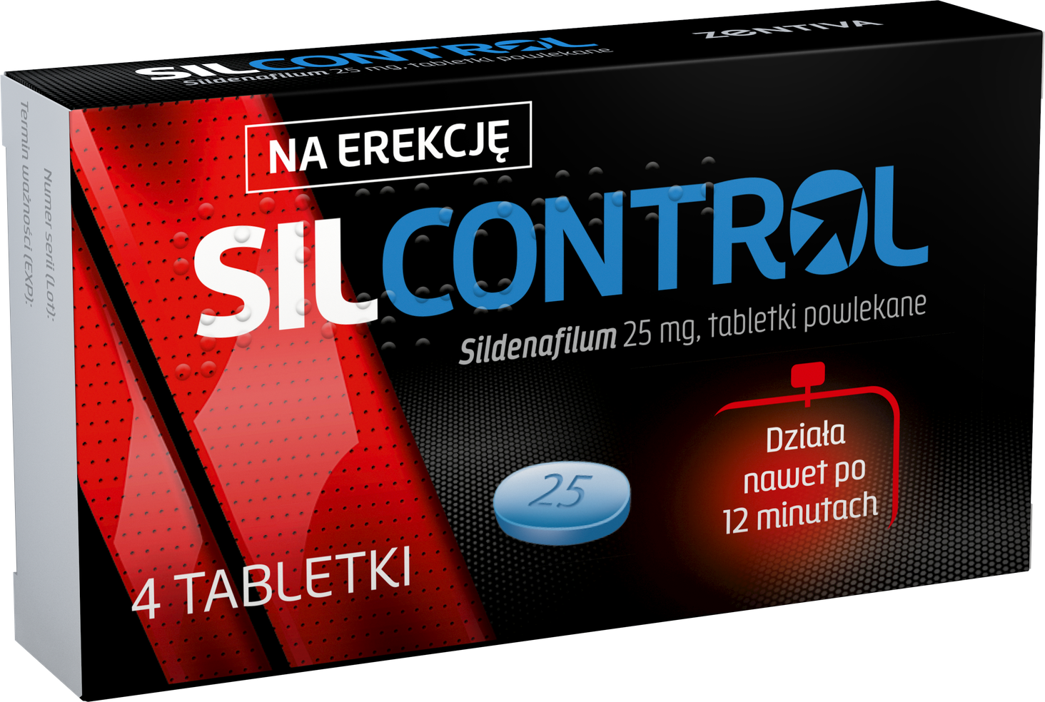 Silcontrol 25mg 4 tabl