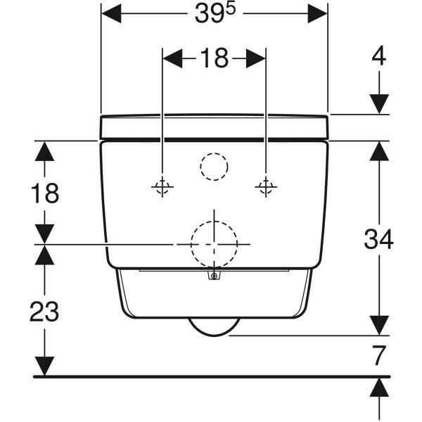 geberit rysunek techniczny