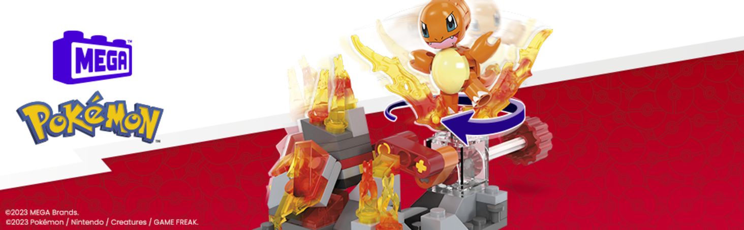 MEGA Pokémon Ognisty atak Charmandera HDL75 HTH86