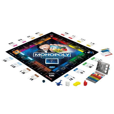 Monopoly Super Electronic Banking E8978 Zawartość zestawu