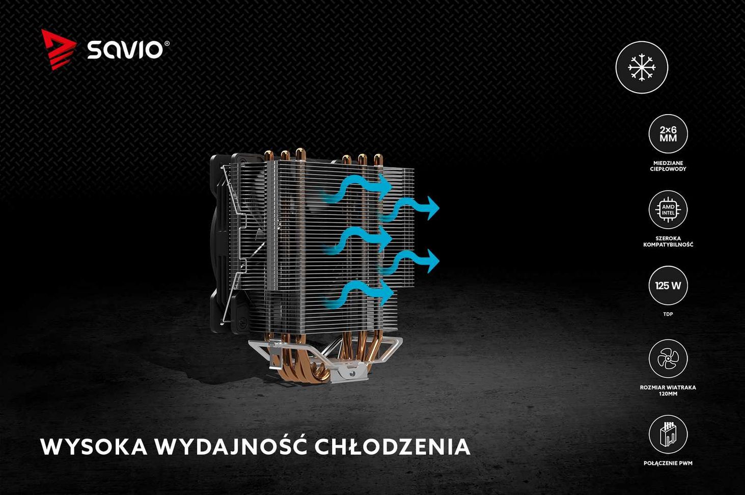 Wysoka wydajność chłodzenia