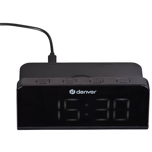 Budzik DENVER ECQ-103 Czarny
