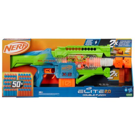 Nerf Elite Double Punch + strzałki F6363