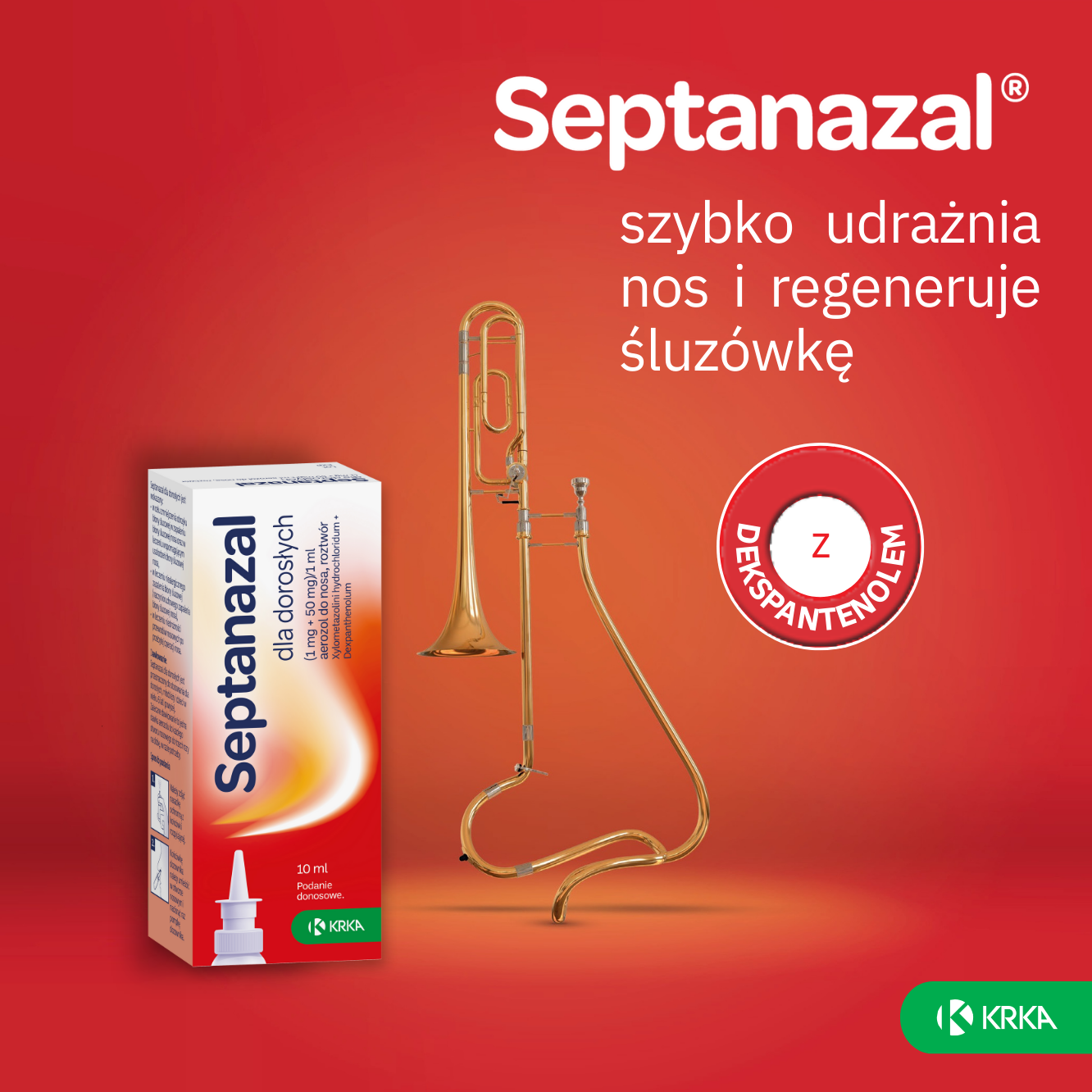 Septanazal Dla dorosłych aerozol do nosa 10ml - 4