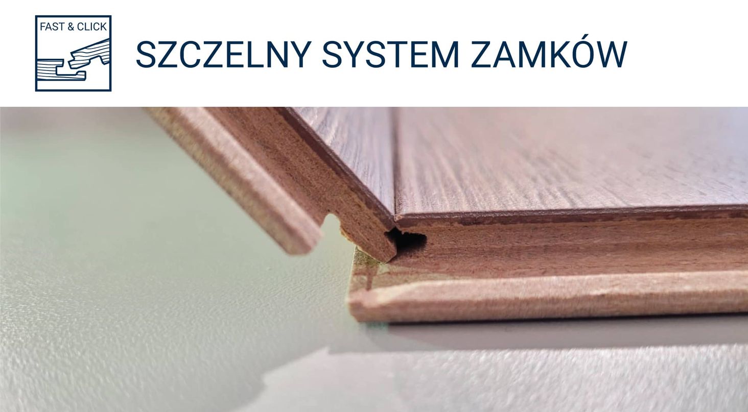 Tarkett szczelny system zamków