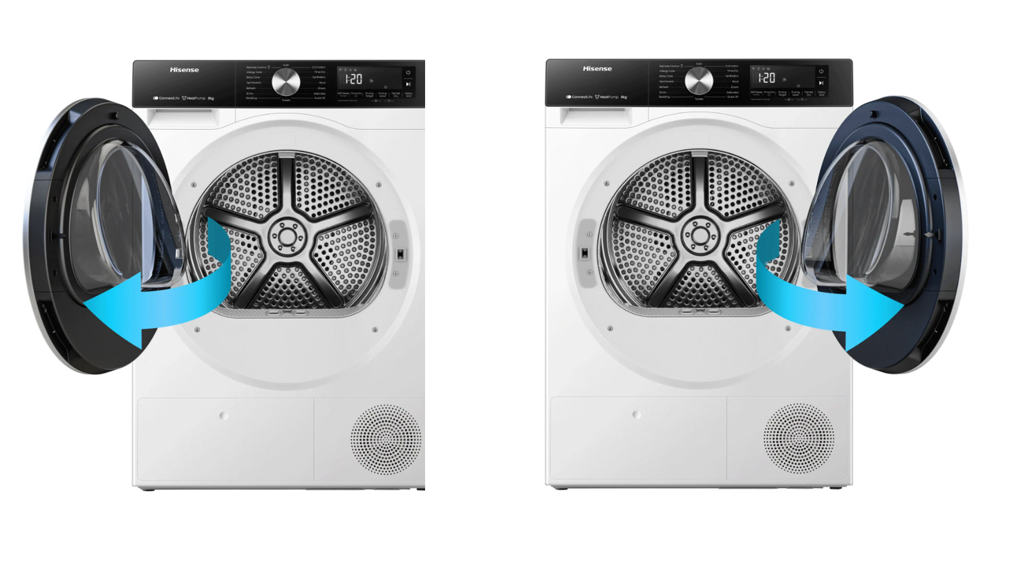 Hisense suszarka Reversible Door