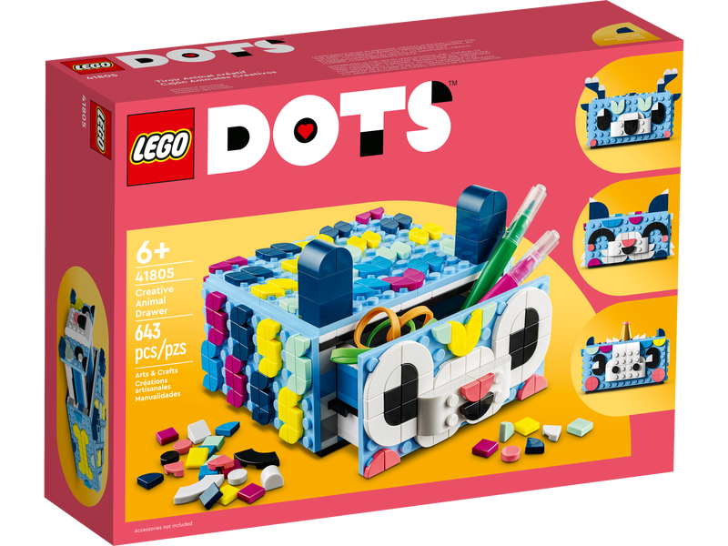 LEGO DOTS 41805 Kreatywny zwierzak - szuflada
