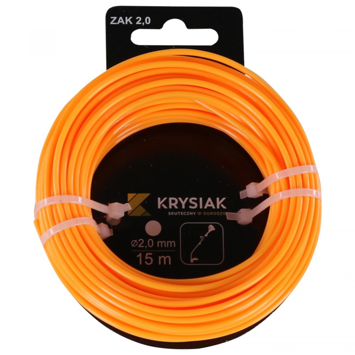 Krysiak żyłka tnąca 2mm okrągła 15m (50020633)