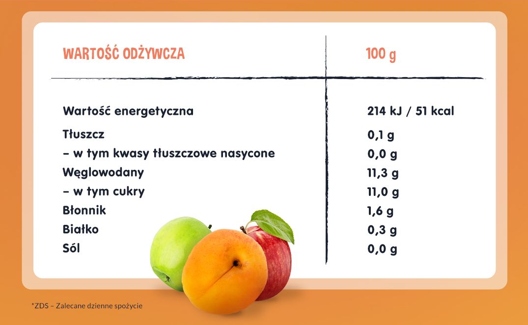 Bobo Frut Mus W Tubce Jabłko Morela - 3