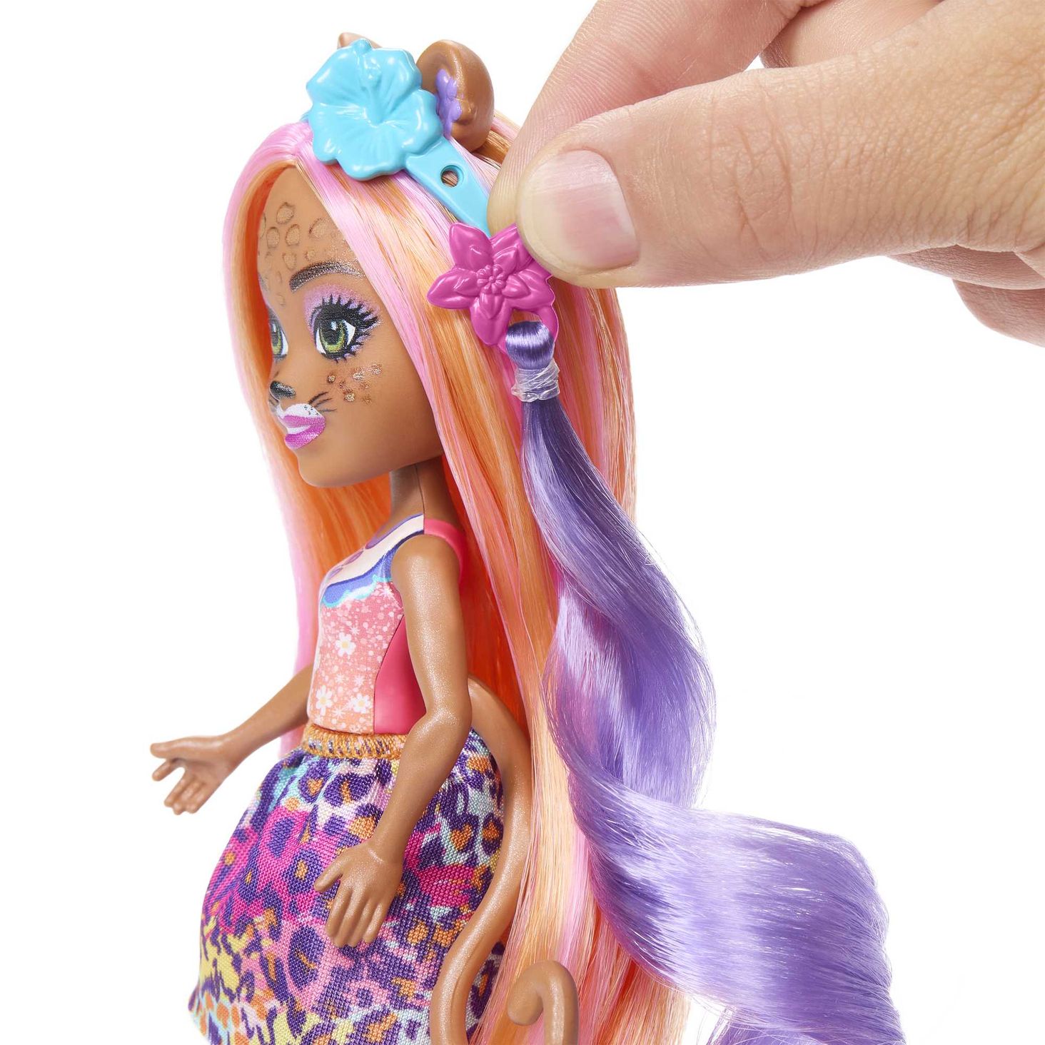 Enchantimals Zebra Lalka Deluxe Zestaw z małą 1