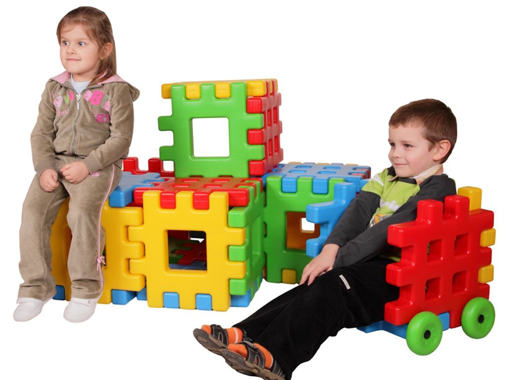 Nova Klocki Edukacyjne Wafle Dom Ogrodzenie Domek 543232