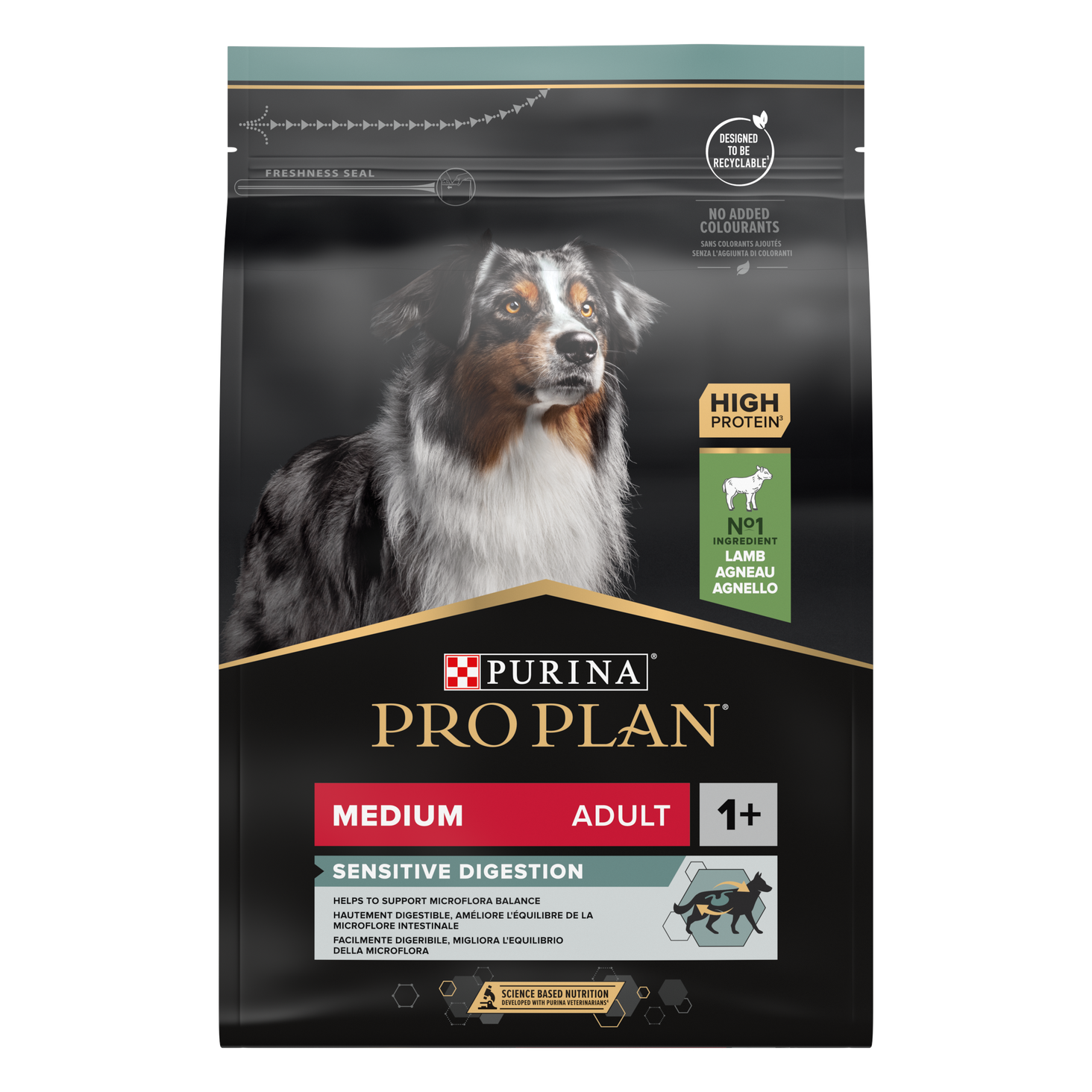 Medium Adult Sensitive Jagnięcina opakowanie