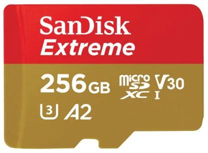 SanDisk microSDXC Extreme 256GB 190/130 MB/s - 1