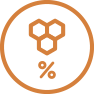Procent białka icon