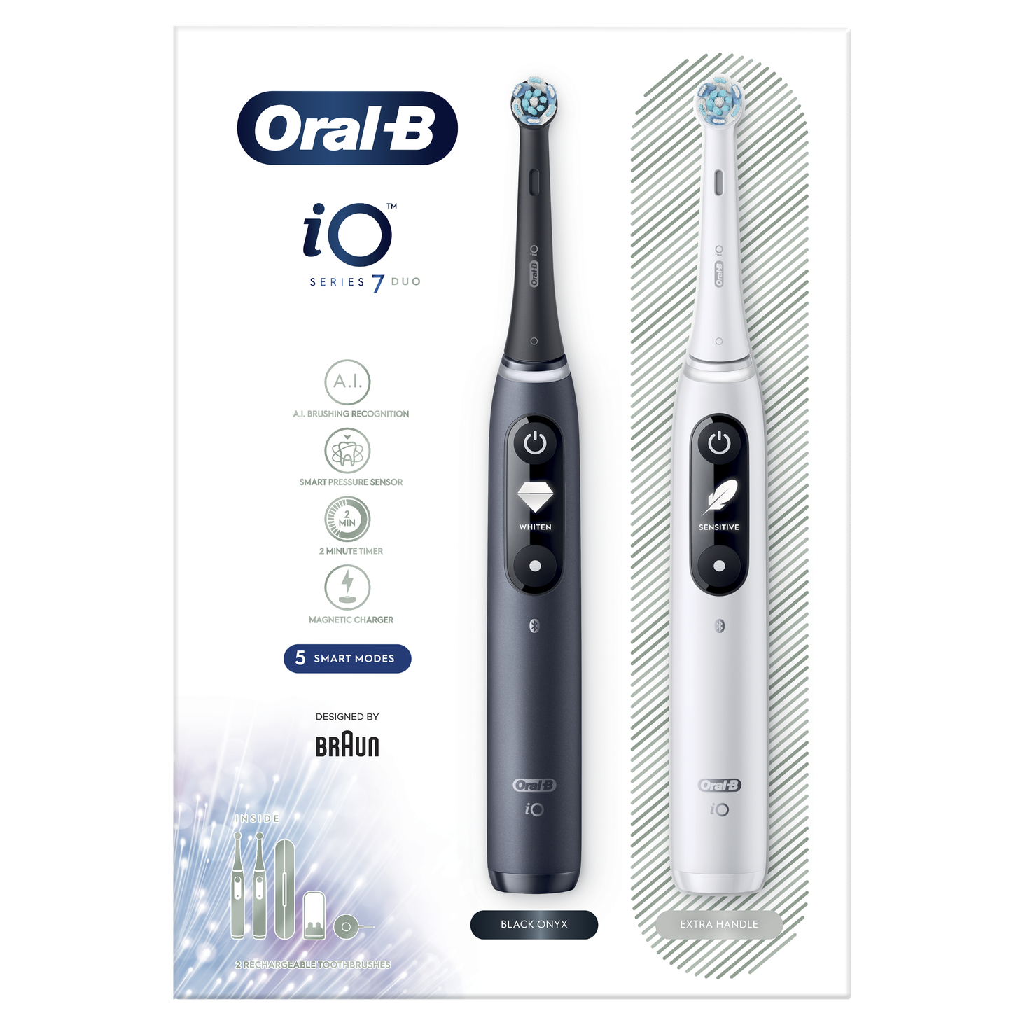 Oral-B iO Series 7 Duo Black Onyx & White Alabaster