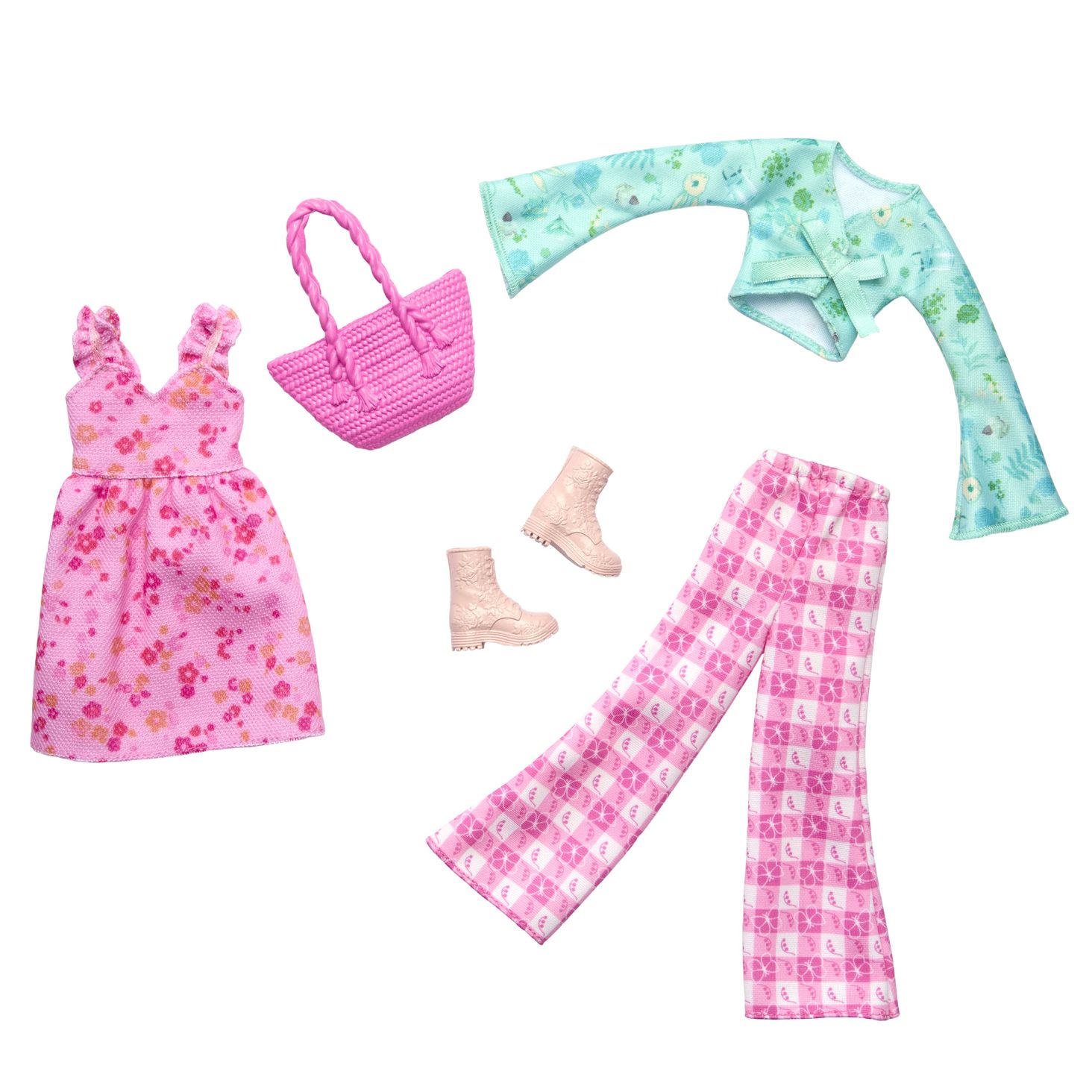 Barbie - Ubranka 2-pak z modnymi dodatkami 1