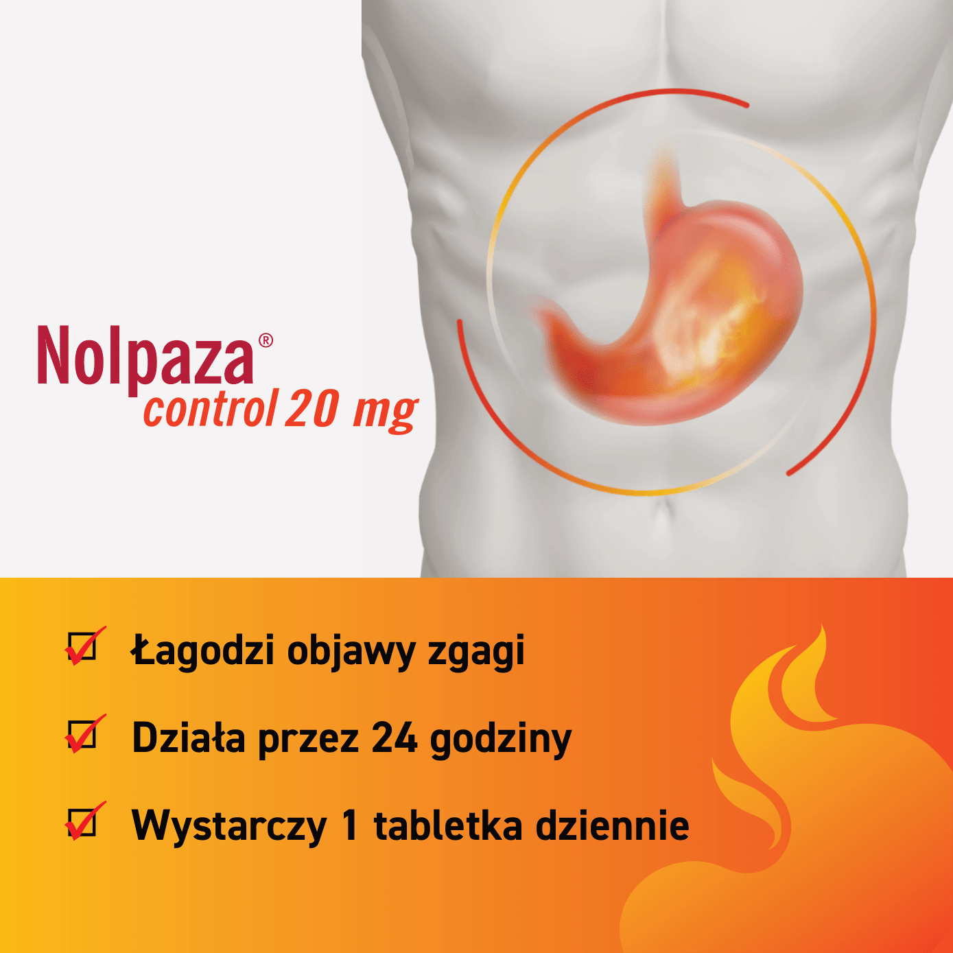 Nolpaza control, 20 mg, tabletki - 2