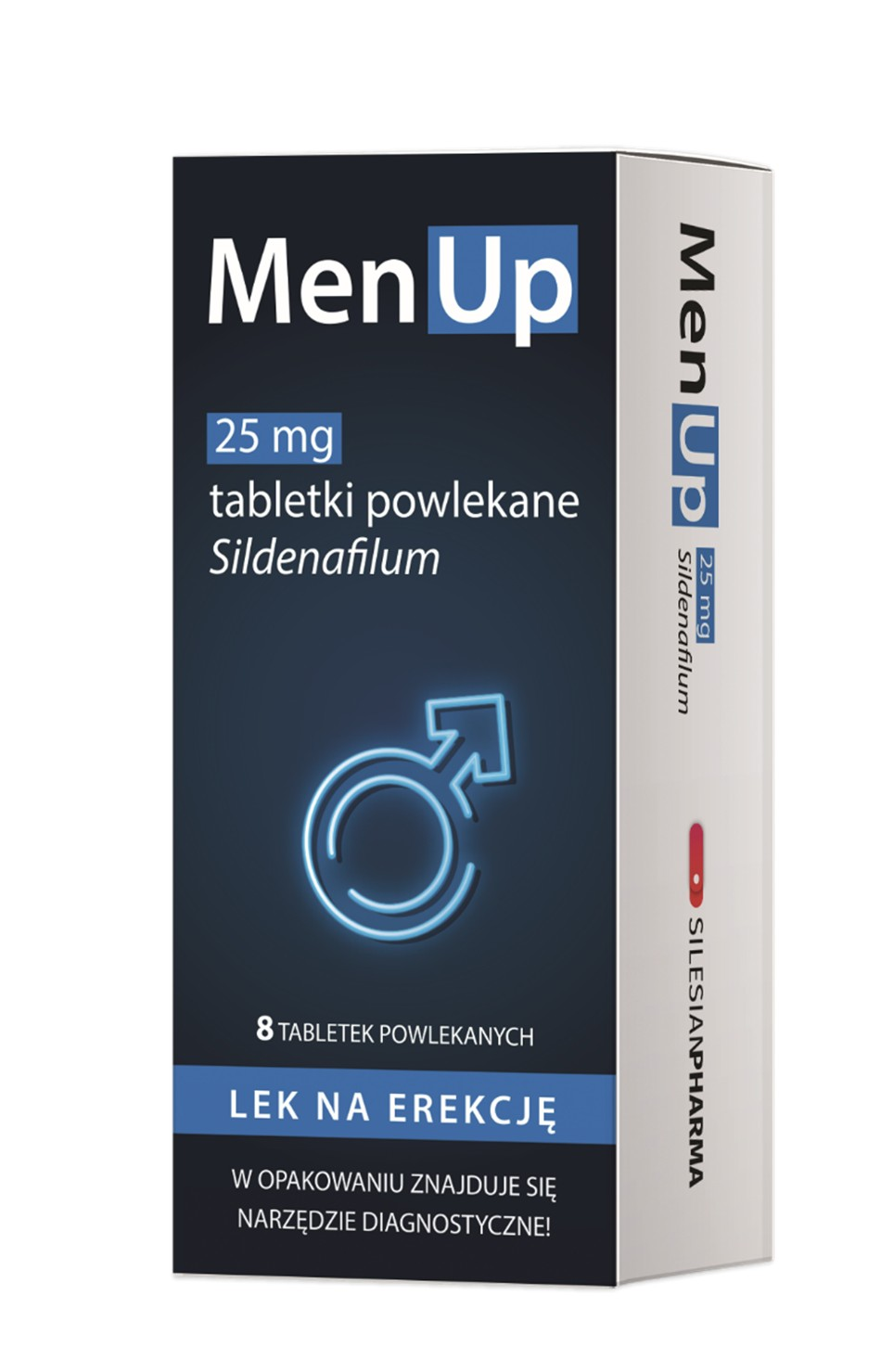 25 mg 8 tabletek powlekanych Sildenafilum