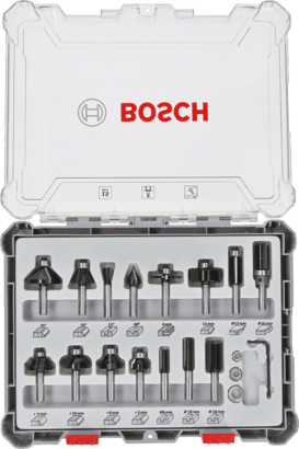 Bosch Mieszany zestaw frezów - 1
