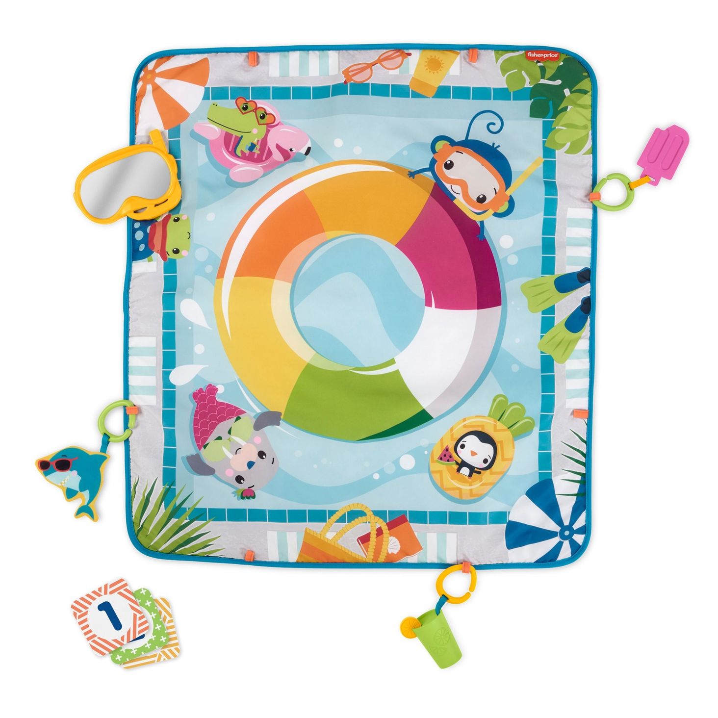 Fisher-Price Fotelik-bujaczek pastelowy