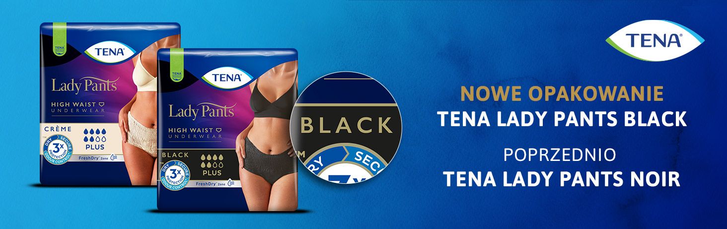 banner Tena Pants Plus
