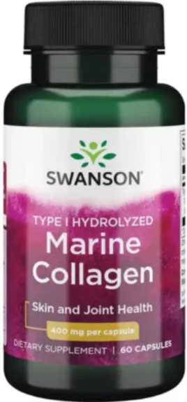 Swanson Kolagen hydrolizowany typu I 400mg 60kaps.