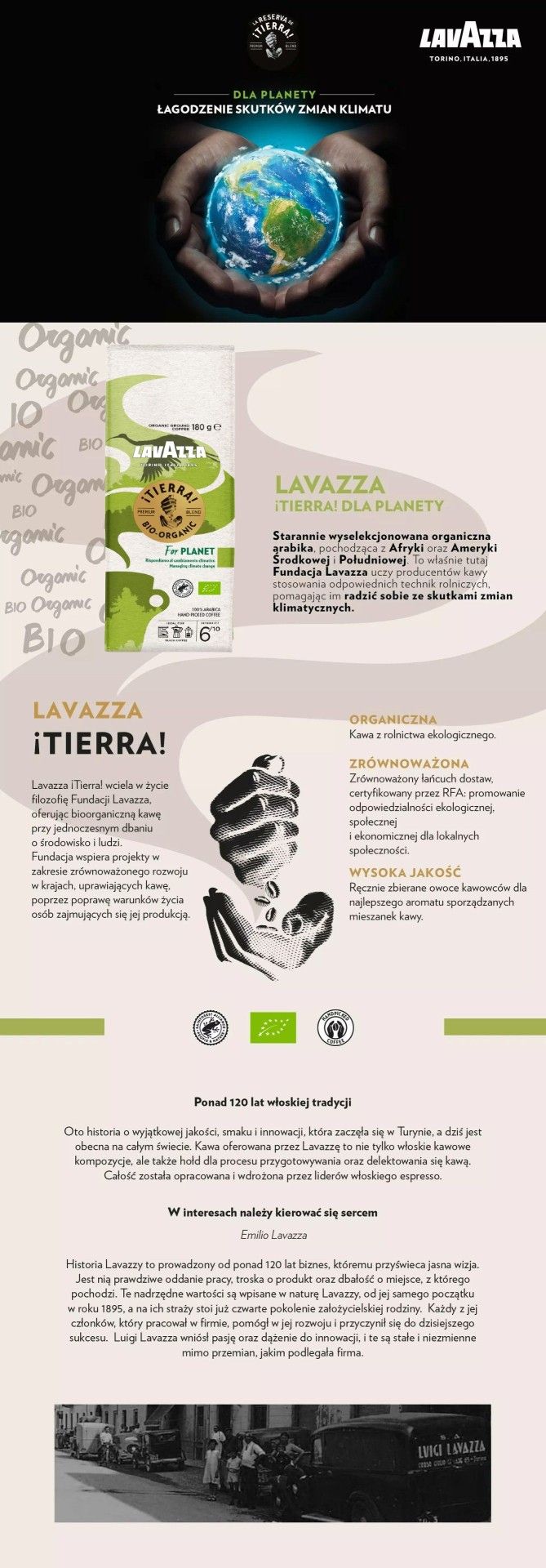 Lavazza info o fundacji