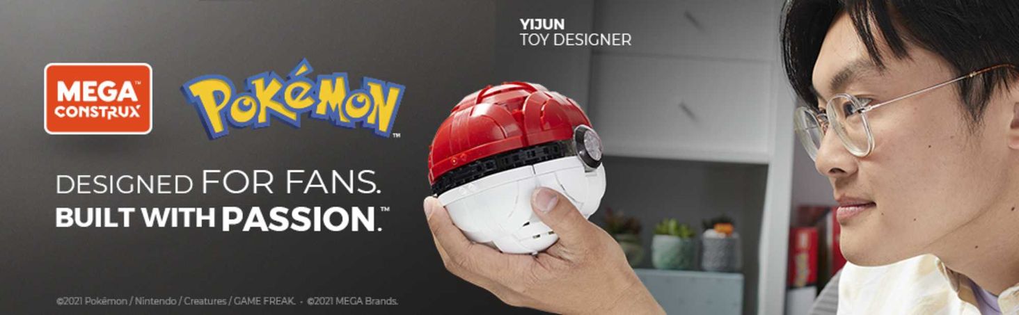 Mega Construx™ Pokémon™ Duży Poké Ball 6