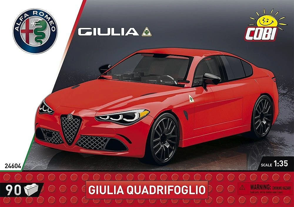 COBI Action Town Giulia Quadrifoglio baner