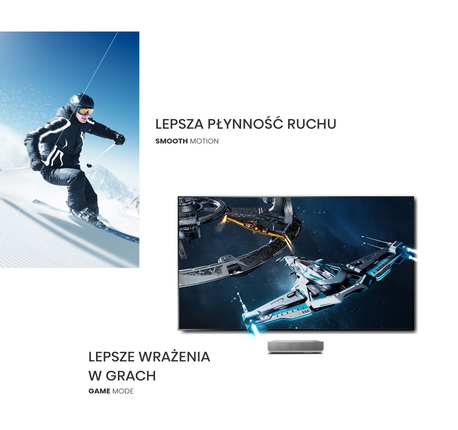 Hisense Smooth-motion i Game-mode