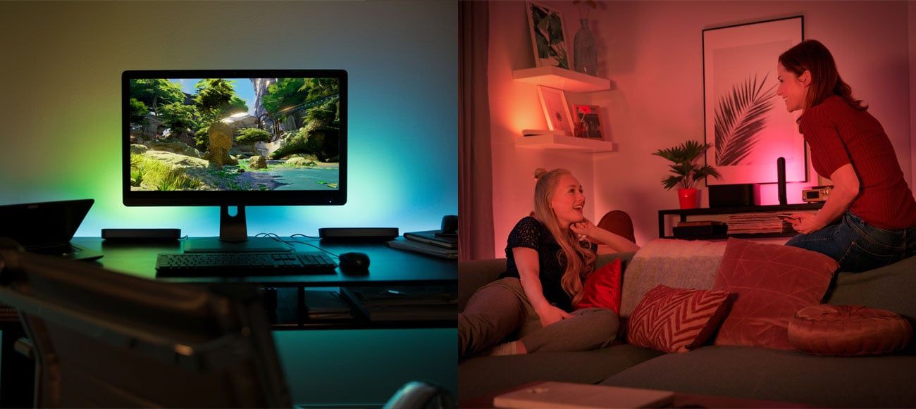 Philips Hue White Lampa Play biała mostek - 3