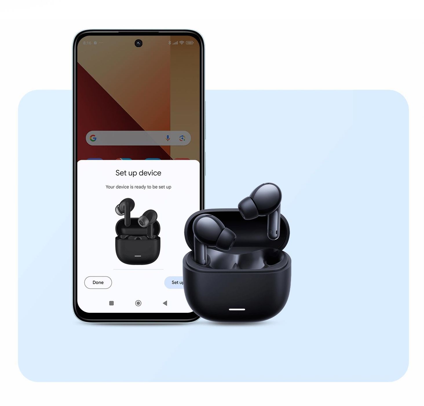 parowanie Google
