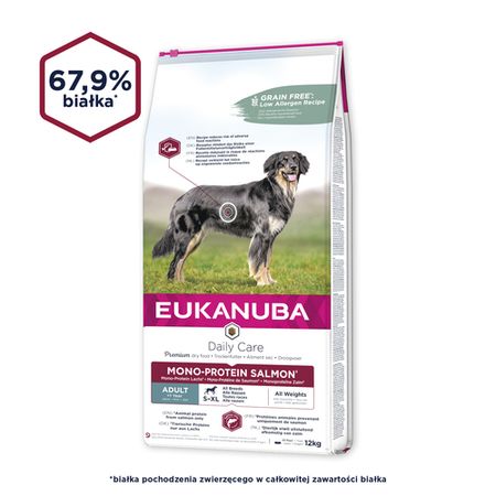 Eukanuba Daily Care Mono-Protien Łosoś 12kg