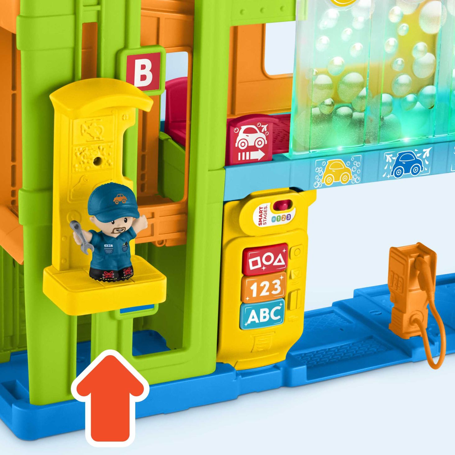 Little People Edukacyjna Myjnia samochodowa3