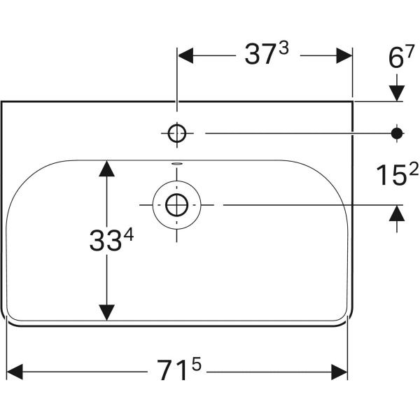 geberit rysunek techniczny