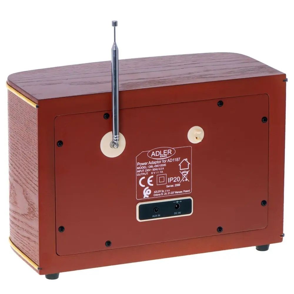 Radio ADLER AD1187 analogowe w stylu retro