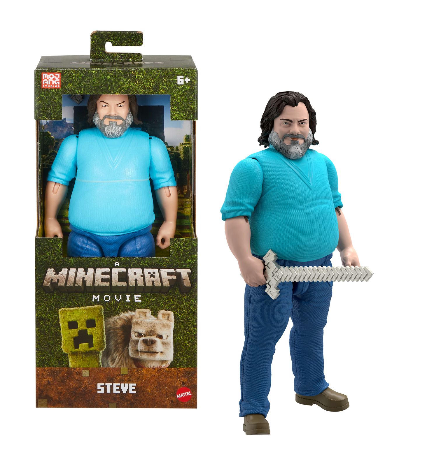 Mattel Minecraft Duży Steve Duża 6