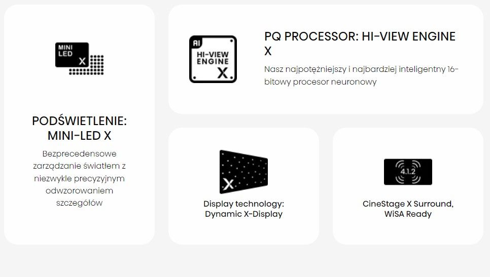 Hisense 65UXKQ właściwości