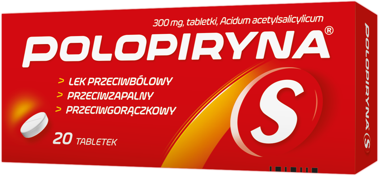 Polopiryna S 300 mg x 20 tabl. dojelit. opakowanie