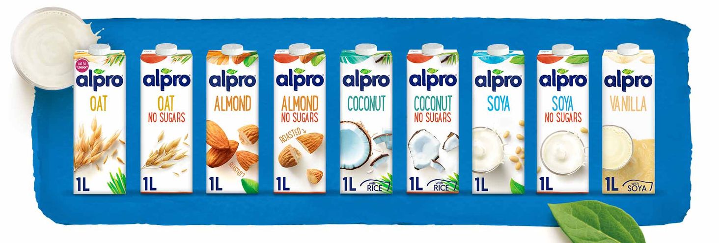 Alpro napoje roślinne - smaki