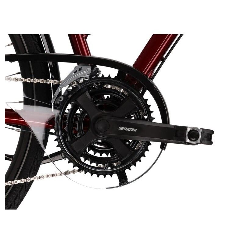 Kross Trans 5.0 Rubinowy Czarny Połysk 28 2022