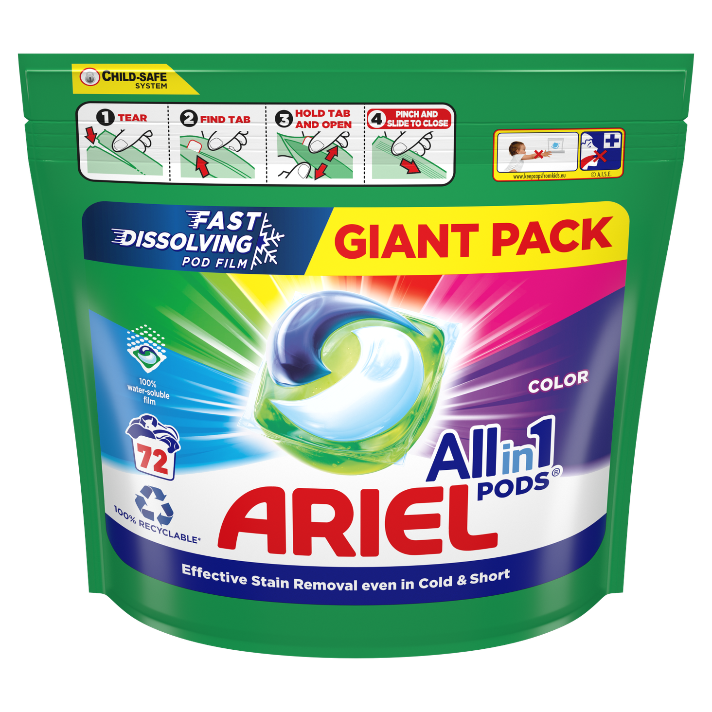 Ariel All-in-1 PODS color 72 prań zdj 6