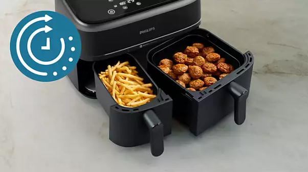 PHILIPS 3000 Series Dual Airfryer NA351/00 - 5