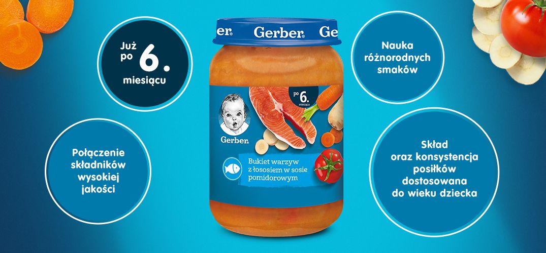 Gerber Obiadek Bukiet Warzyw Z Łososiem - 3