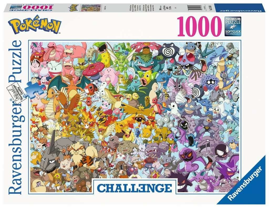 Ravensburger Puzzle Pokemon Challenge Puzzle 1000el. - 1