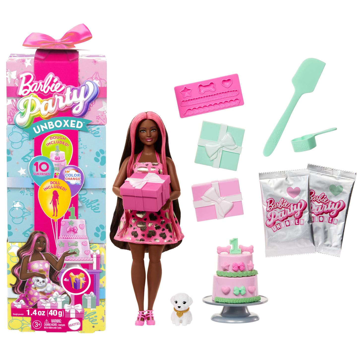 Barbie Party Unboxed Imprezowe niespodzianki