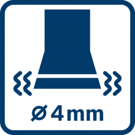 Wartość emisji drgań ah ∅ 4,0 mm